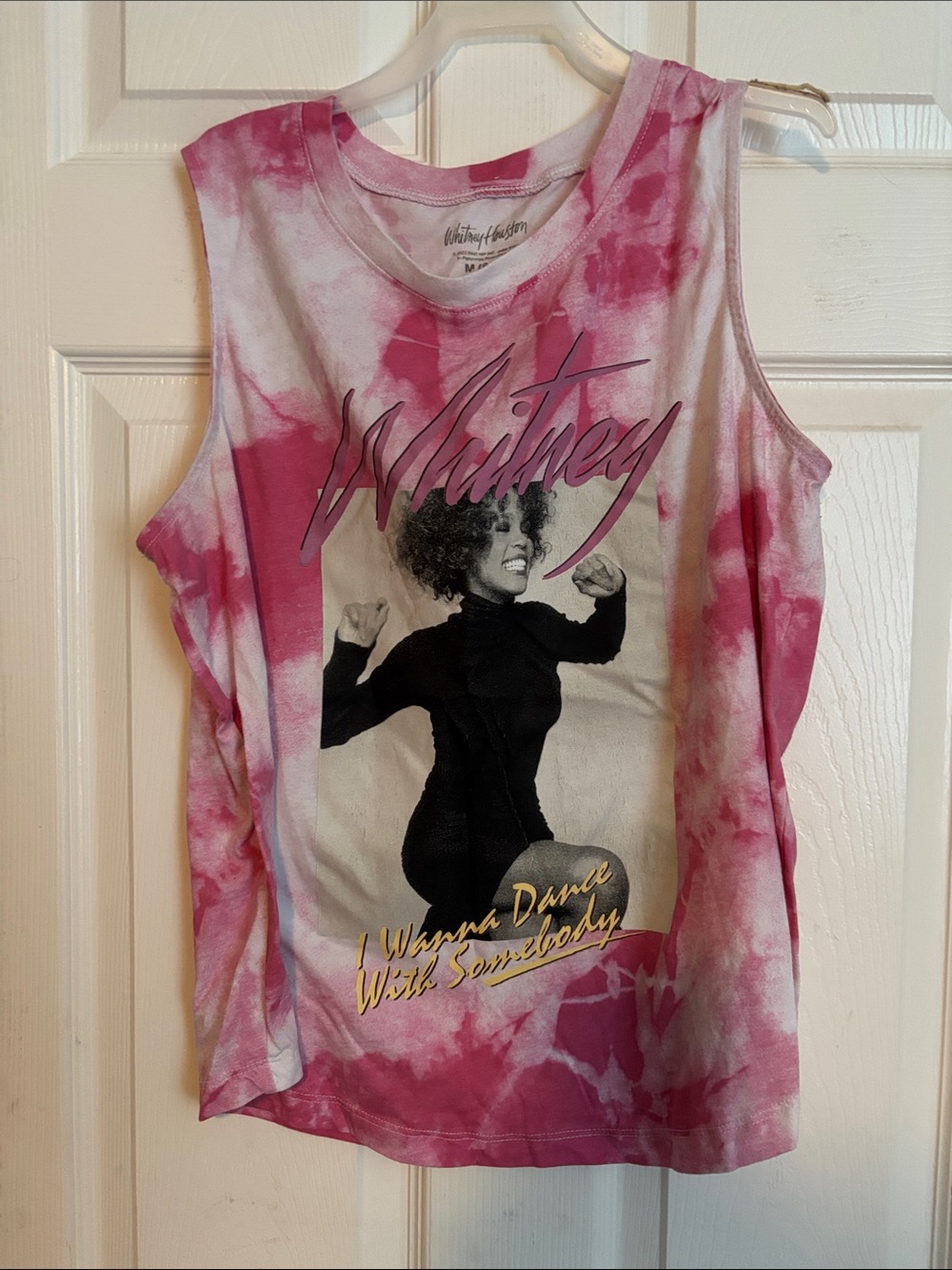 Tie-Dye Muscle Tank Top - Pink